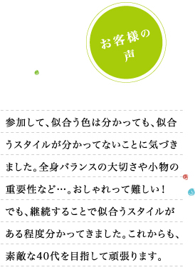 お客様の声