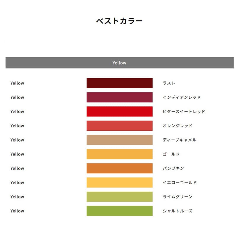 お客様にベストカラー診断情報を送ることができる